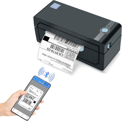 JADENS Bluetooth Thermal Shipping Label Printer 268BT Black