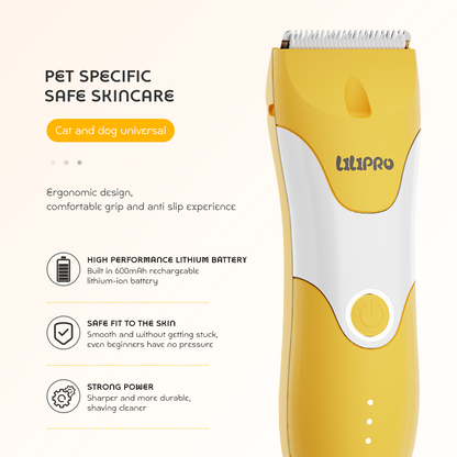 LILIPRO PT303 Cordless Hair Grooming Clipper kit for Dogs & Cats