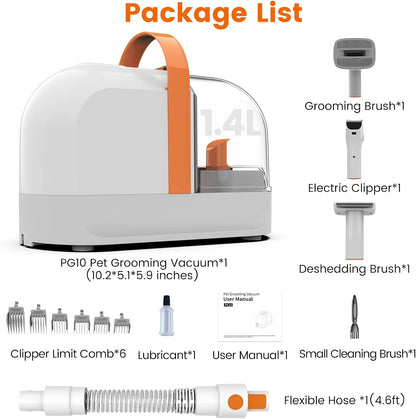 Advanced cordless pet grooming vacuum for managing pet hair with precision and ease