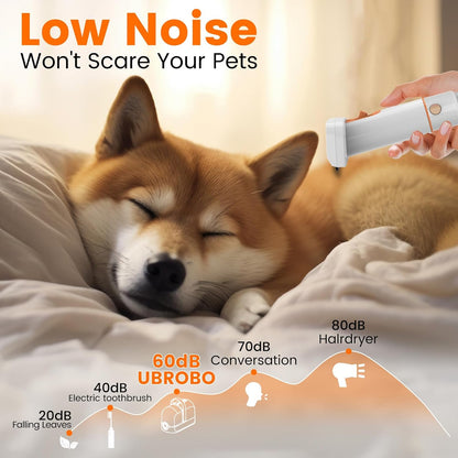 Innovative pet grooming vacuum kit for effortless pet hair removal and coat maintenance, low noise