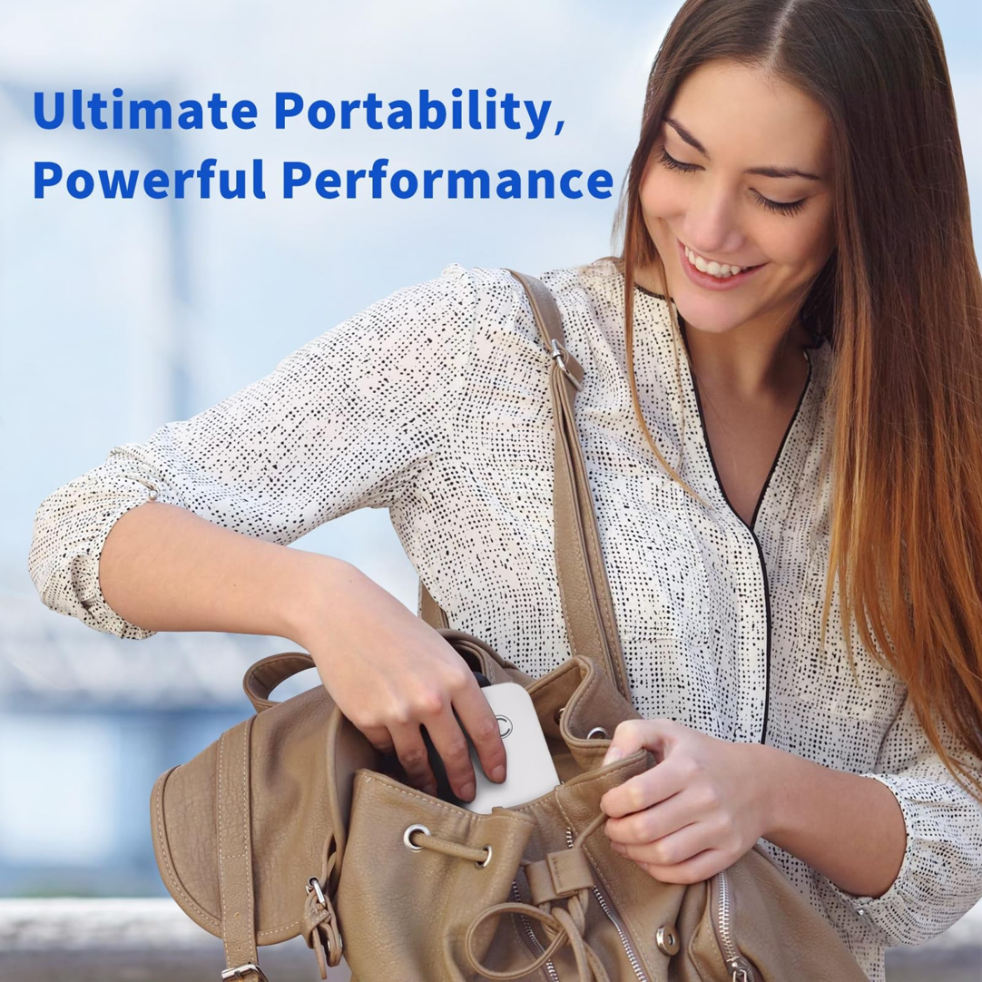 Ultra-portable wireless A4 printer for business travelers - print anywhere, anytime