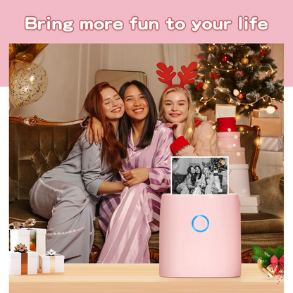 Portable 2-inch JADENS sticker printer with Bluetooth for quick and convenient personal and business labeling