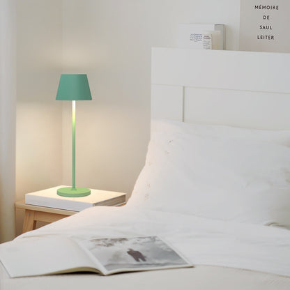 Compact and versatile LED portable lamp offering convenient cordless illumination