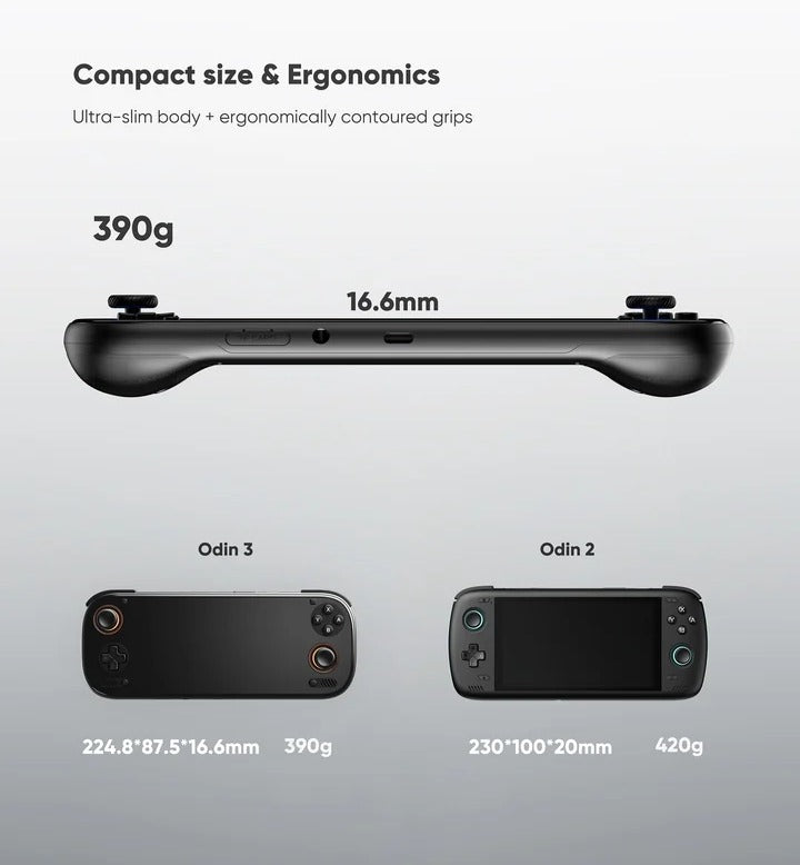 AYN Odin 3 Pro 6" OLED Touchscreen Android Handheld Gaming Console