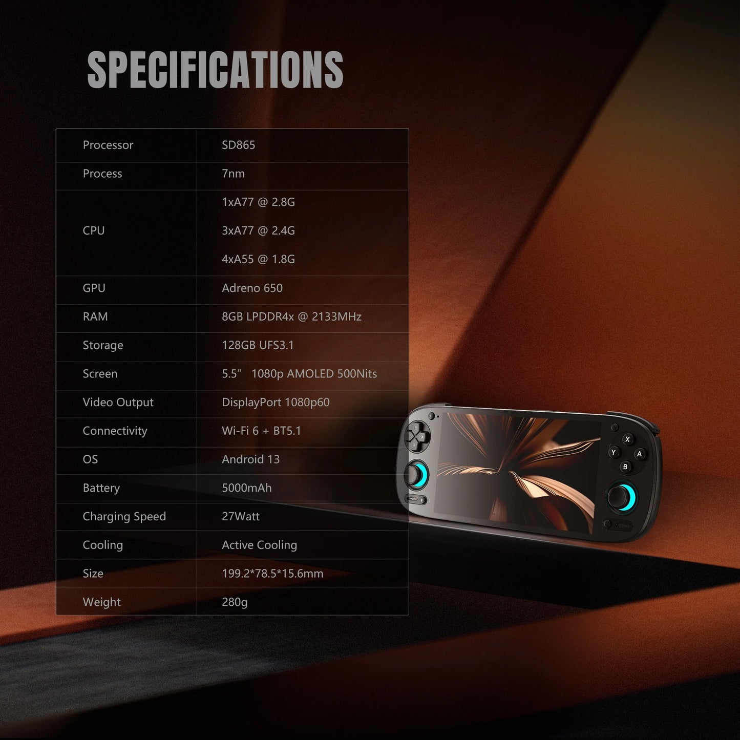 Compact handheld gaming system with advanced emulation capabilities for classic game enthusiasts